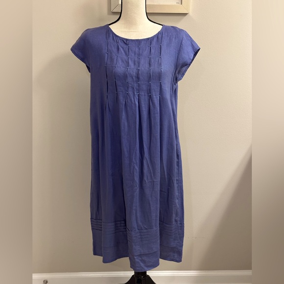 Sundance Dresses & Skirts - Sundance Viv Linen Dress Size M Blue